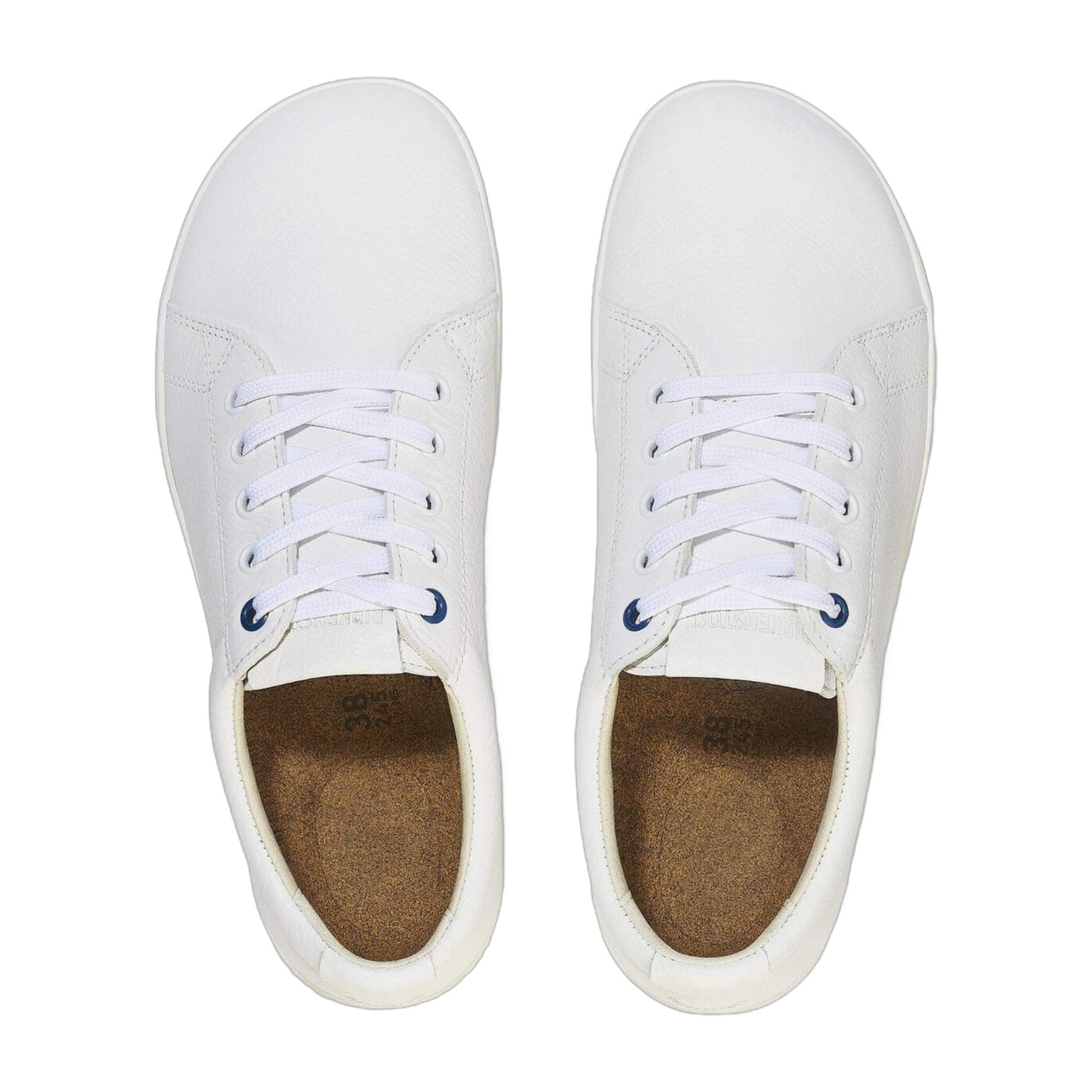 Birkenstock Unisex QO 500 Natural Leather White
