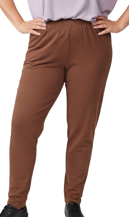 Women's Premium Cotton Stretch High-Waisted Black Leggings - Dressy Comfort in an Everyday Essential