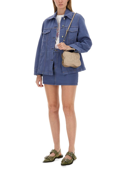 Ganni Denim Jacket in Organic Cotton