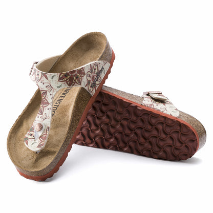 Boho Flowers Earth Red-