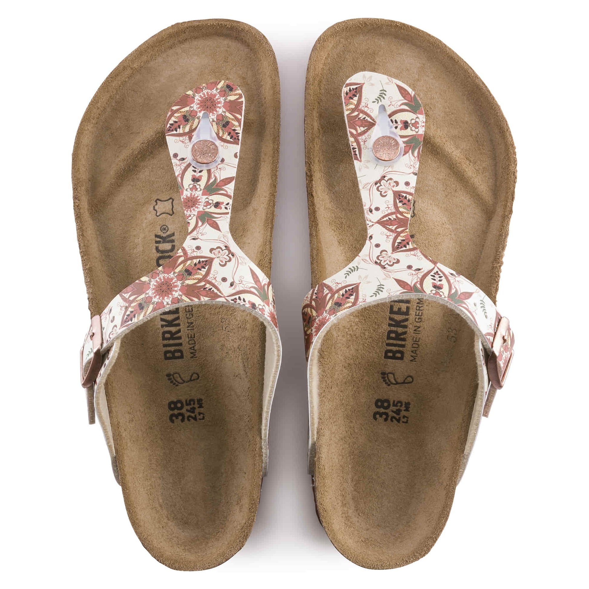 Boho Flowers Earth Red-