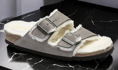 Birkenstock Arizona Shearling 'Narrow Fit' Sneakers