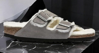 Birkenstock Arizona Shearling 'Narrow Fit' Sneakers