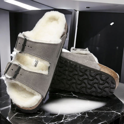 Birkenstock Arizona Shearling 'Narrow Fit' Sneakers