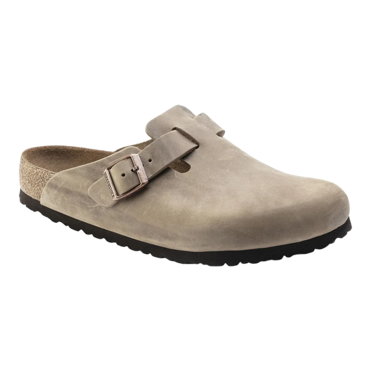 Birkenstock Boston Soft Footbed Unisex Clogs — Tobacco Brown Oiled Leather