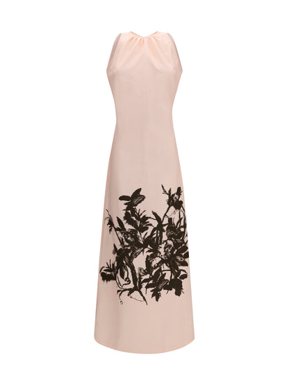 Long Dress Petunia Rose/Brown