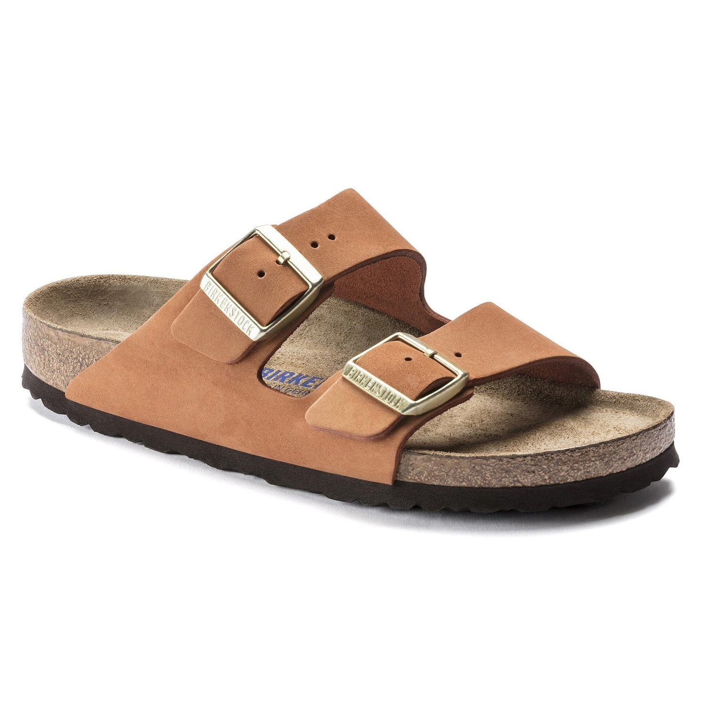 Birkenstock Arizona Soft Footbed Nubuck Leather Pecan Sandals