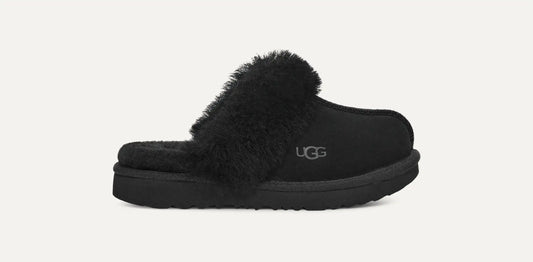 Youth UGG Cozy II Slippers - Black