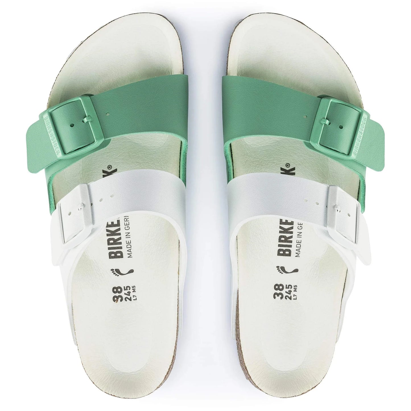 White / Bold Jade-