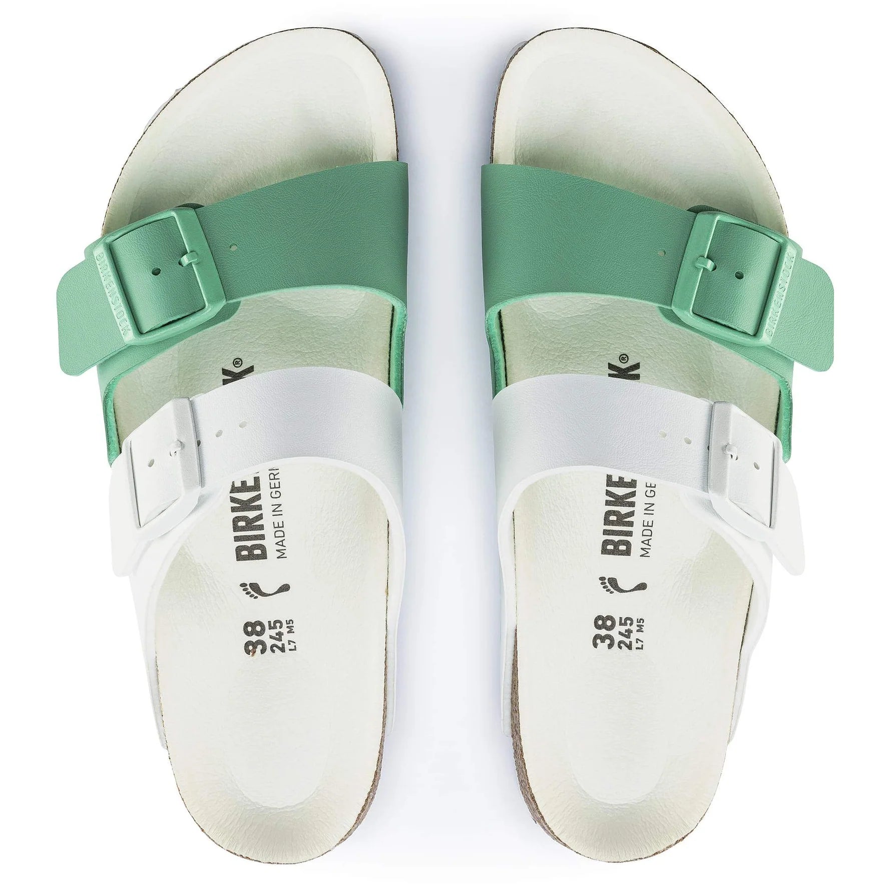 White / Bold Jade-