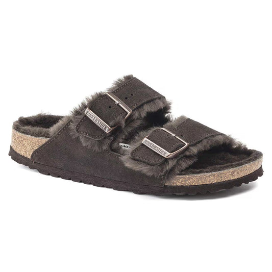 [1020566] Unisex Birkenstock Arizona Shearling Suede Leather (regular Width)
