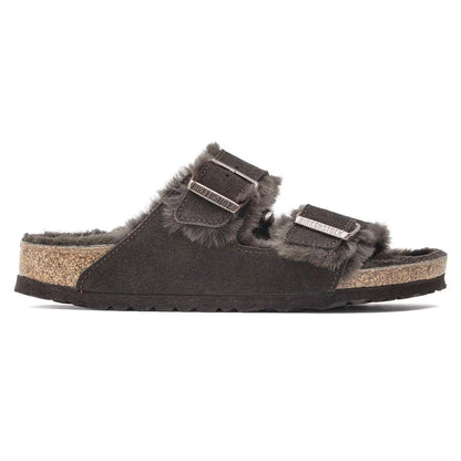 [1020566] Unisex Birkenstock Arizona Shearling Suede Leather (regular Width)