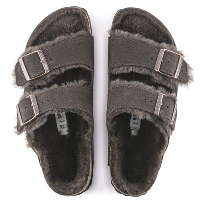 [1020566] Unisex Birkenstock Arizona Shearling Suede Leather (regular Width)