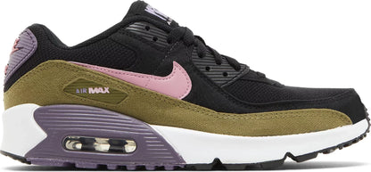 Nike Grade School Air Max 90 'Black Canyon Purple Gs' Sneakers