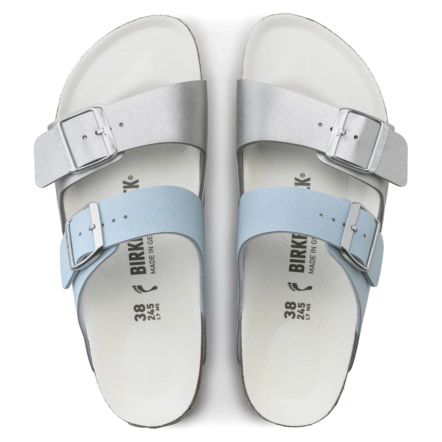 Blue / Silver-