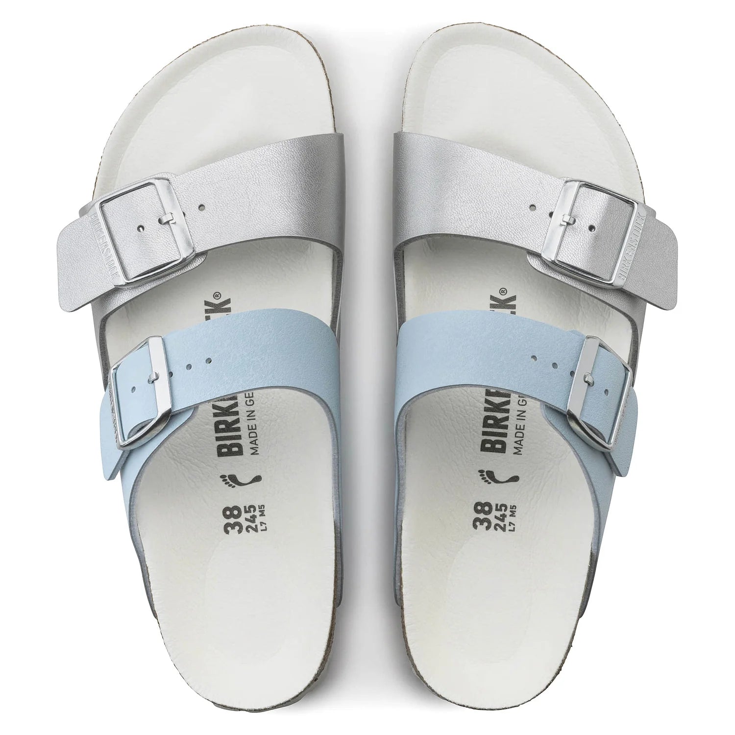 Blue / Silver-