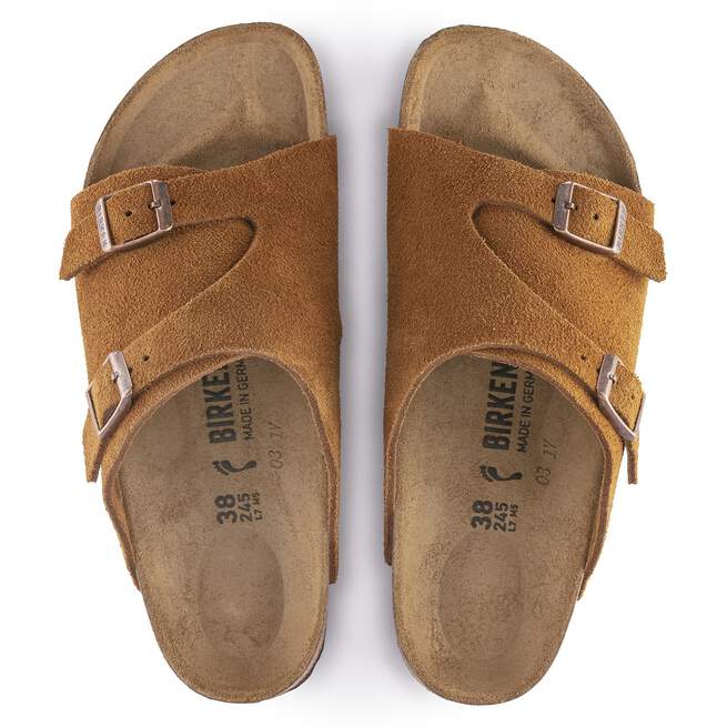 【未使用】BIRKENSTOCK Zurich 38 モカ ビルケンシュトック BIRKENSTOCK Zurich Suede【レギュラー幅】 （モカ