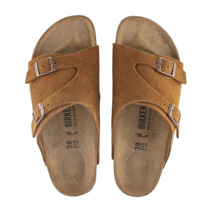 Birkenstock Unisex Zurich Bs Suede Leather Mink