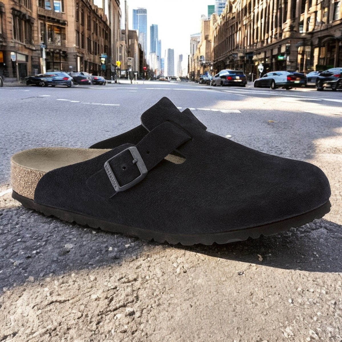 Birkenstock Boston Soft Footbed 'Narrow Fit'