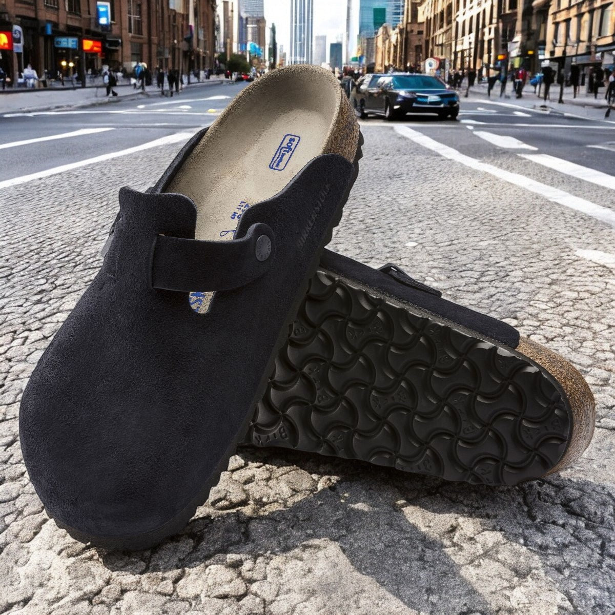 Birkenstock Boston Soft Footbed 'Narrow Fit'