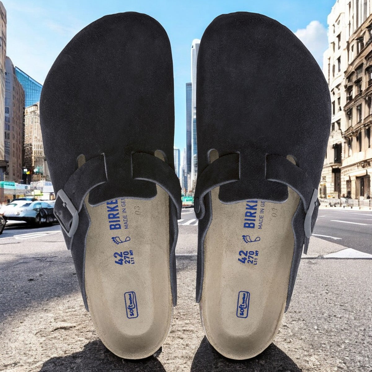 Birkenstock Boston Soft Footbed 'Narrow Fit'