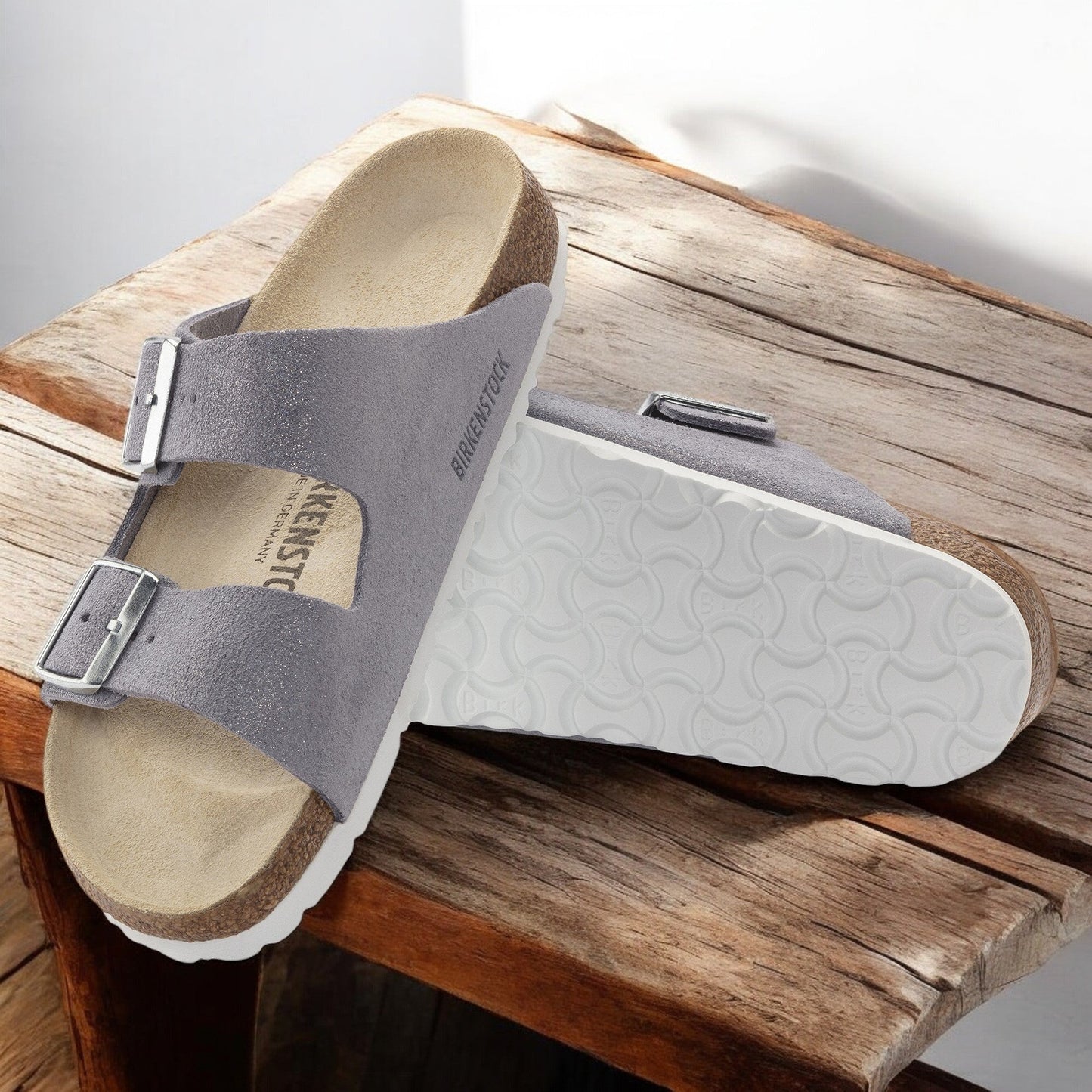 Birkenstock Arizona Shimmering 'Narrow Fit' Sneakers