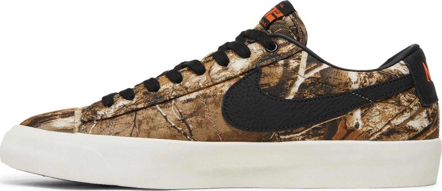 Nike Men's Blazer Low Pro Gt Premium Sb 'Brown Realtree' Sneakers