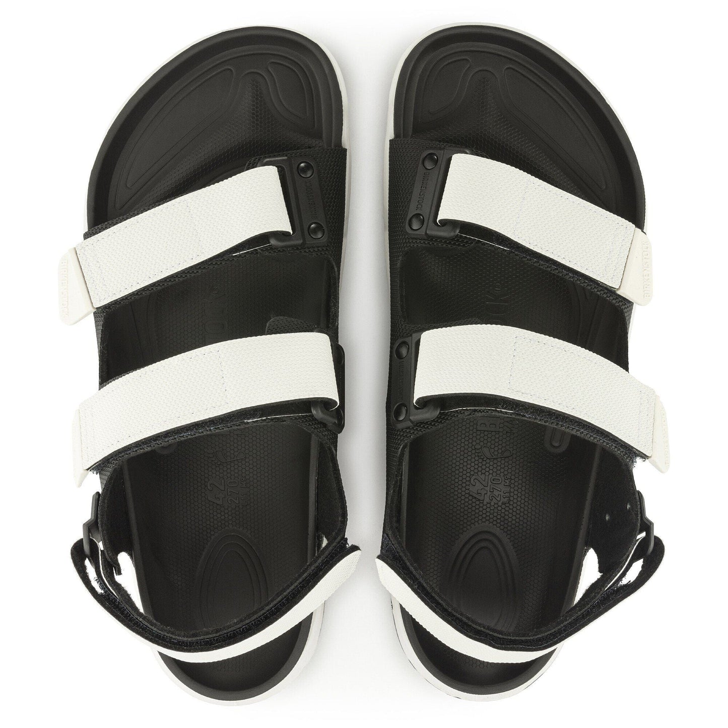 [1024981] Unisex Birkenstock Tatacoa Birko-flor Futura Black White (regular Width)