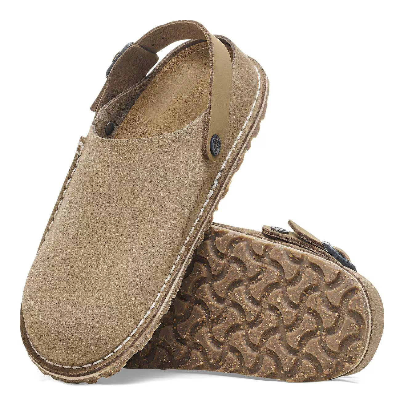 [1025293] Unisex Birkenstock Lutry Premium Suede Suede Leather (regular Width)
