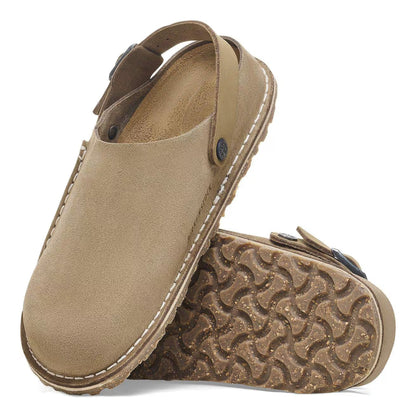 [1025293] Unisex Birkenstock Lutry Premium Suede Suede Leather (regular Width)