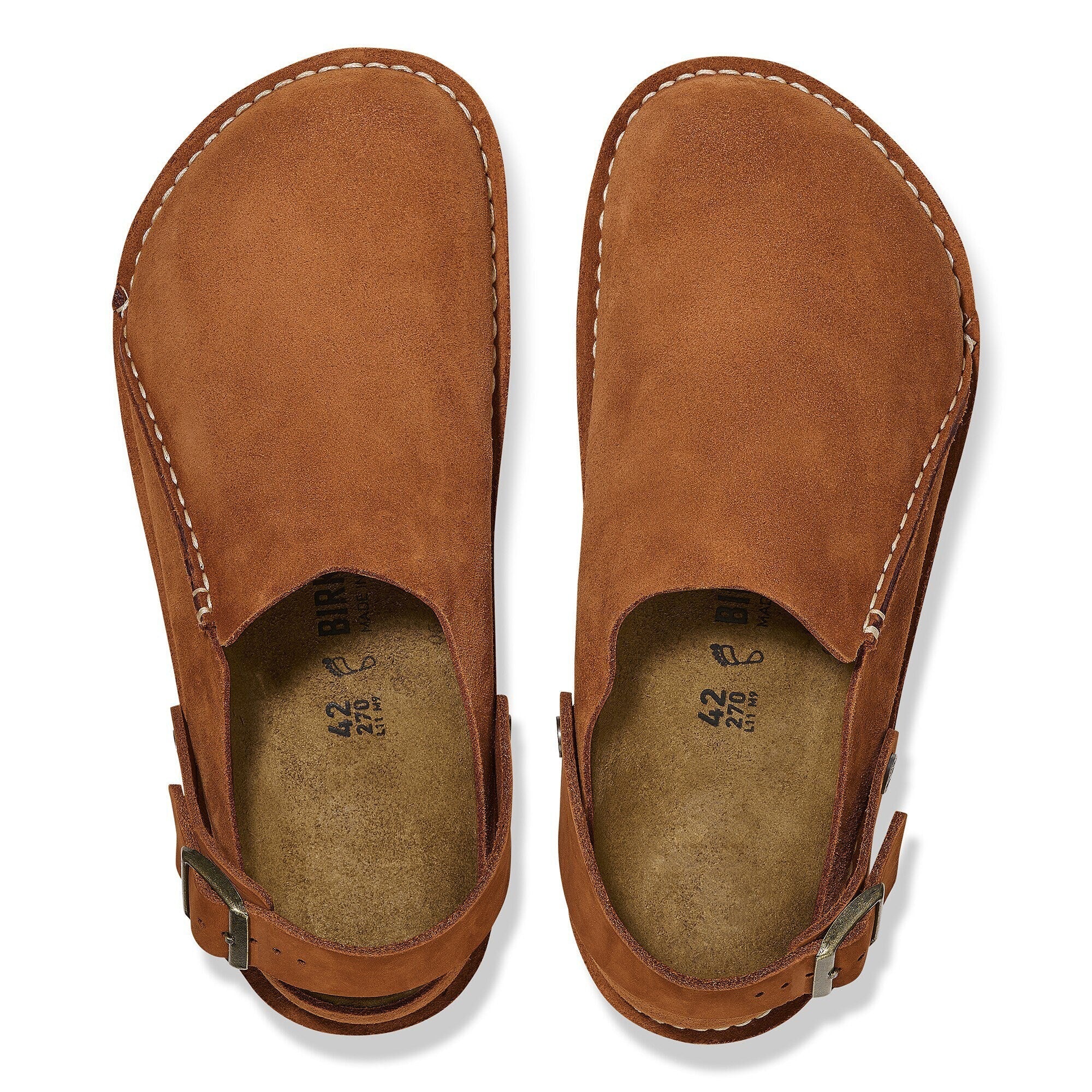靴 BIRKENSTOCK LUTRY PREMIUM SUEDE 39/25cm Birkenstock Lutry Premium Suede Suede Leather 'Regular Fit