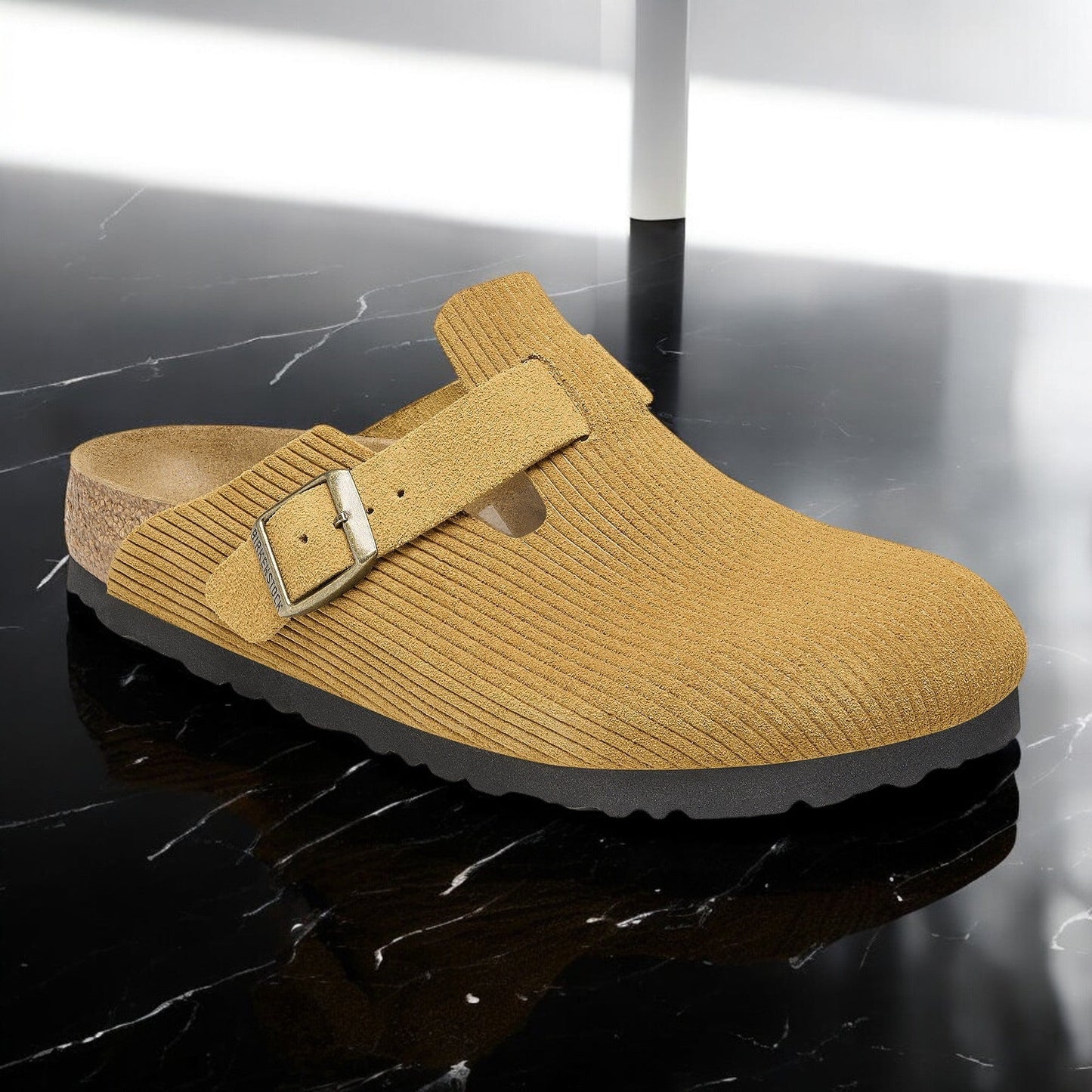 Unisex Birkenstock Boston Suede Embossed 'Regular Fit'