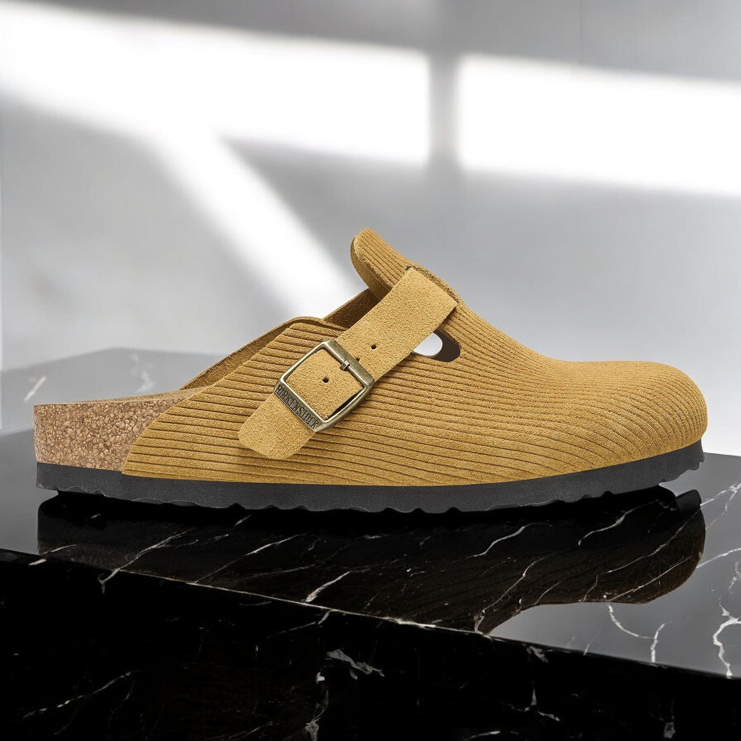 Unisex Birkenstock Boston Suede Embossed 'Regular Fit'