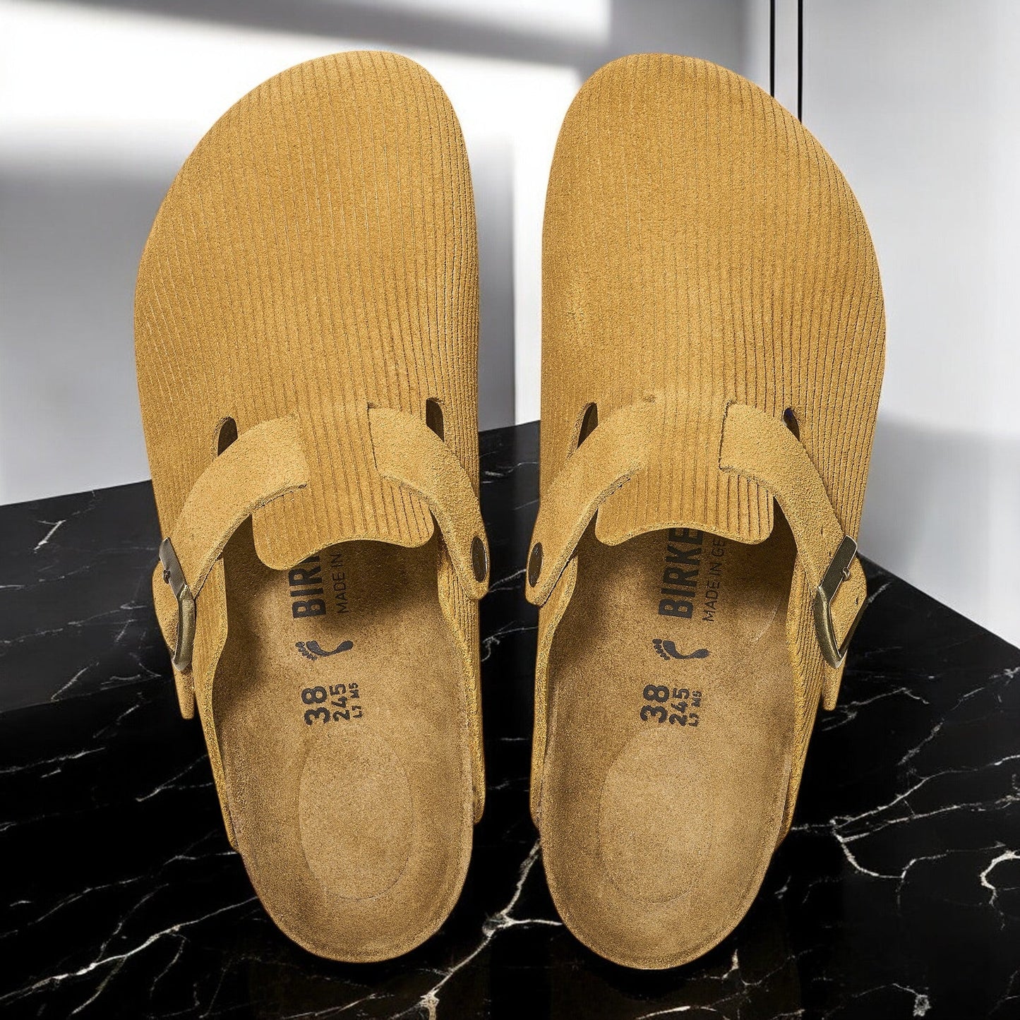 Unisex Birkenstock Boston Suede Embossed 'Regular Fit'