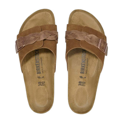Birkenstock Unisex Oita Braided Suede Leather Mink