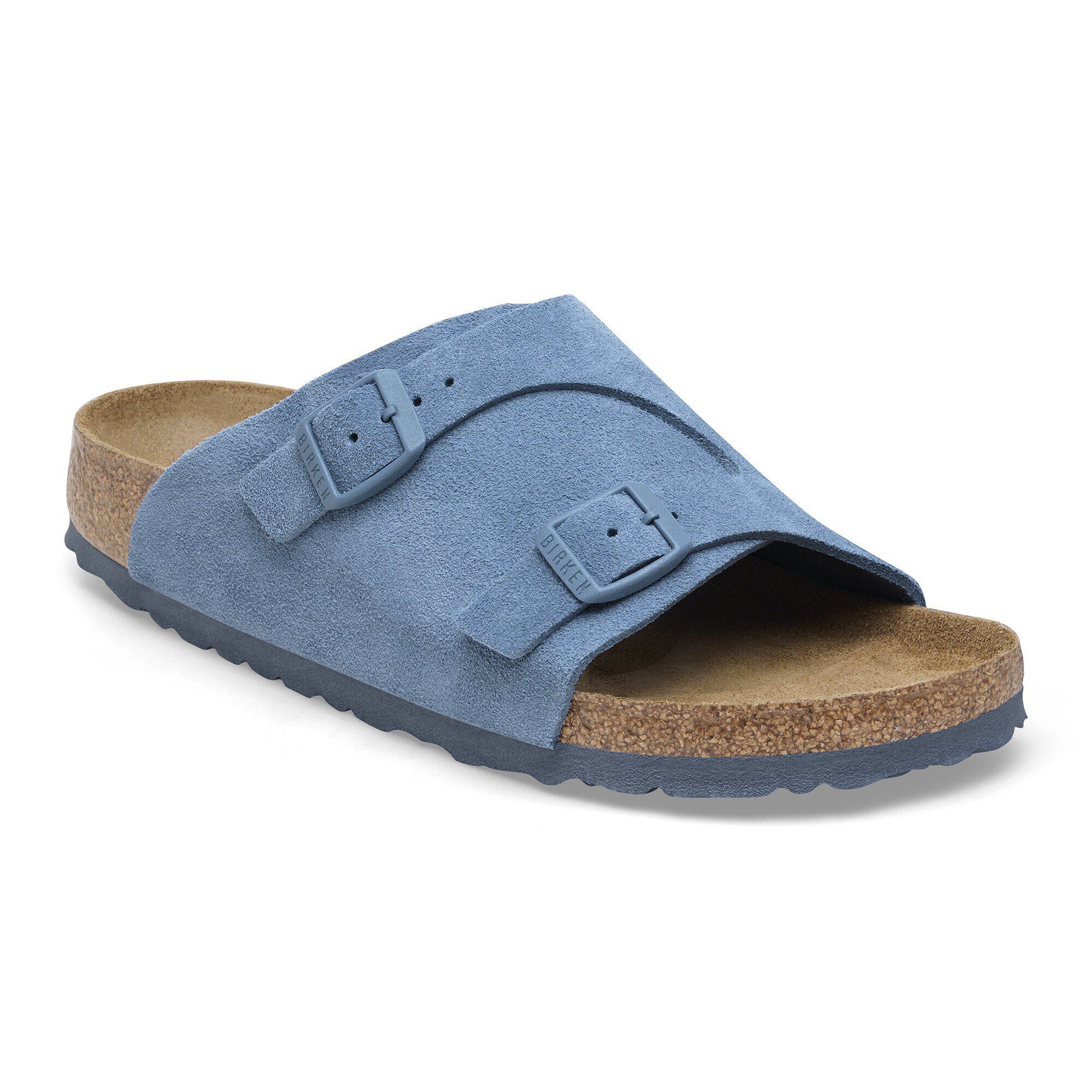 Birkenstock Unisex Zurich Suede Leather Velvet Gray – Zulily