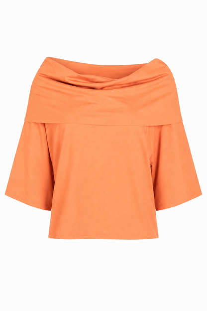 Pima Cotton Jackie O Top - Creamsicle