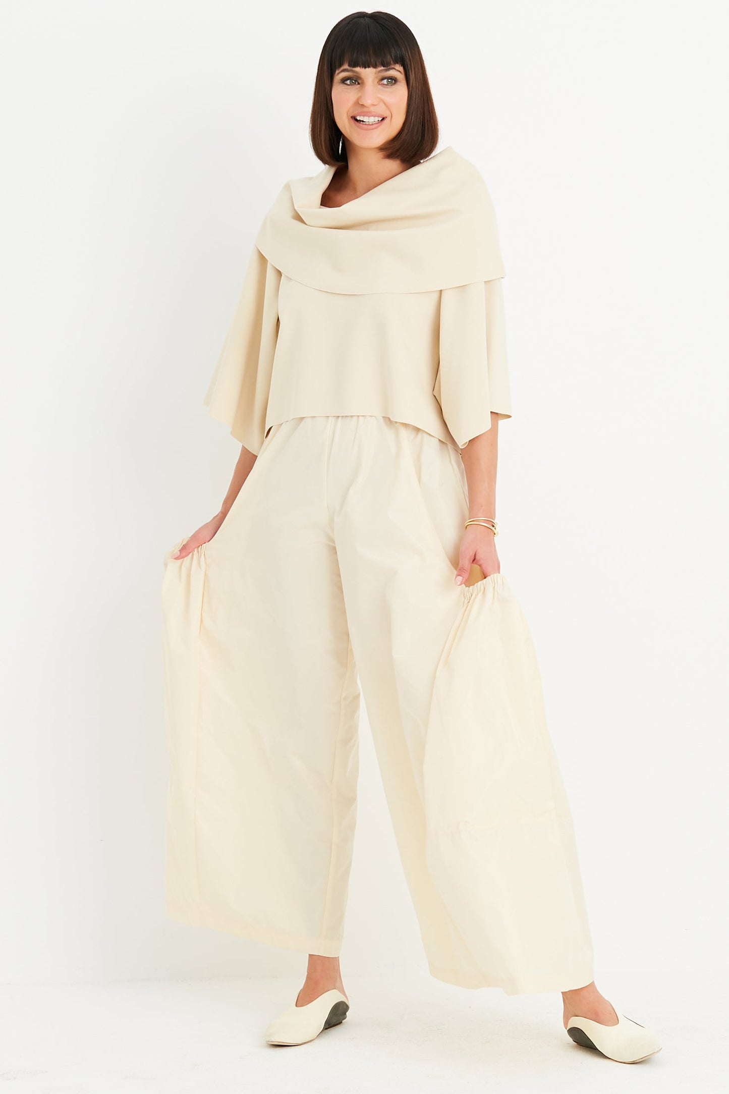 Scuba Jackie O Top - Butter