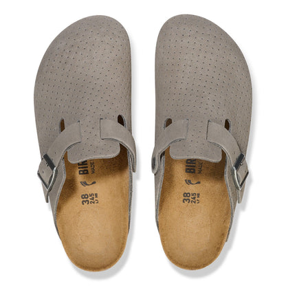 Birkenstock Boston Suede Embossed 'Regular Fit' Sneakers