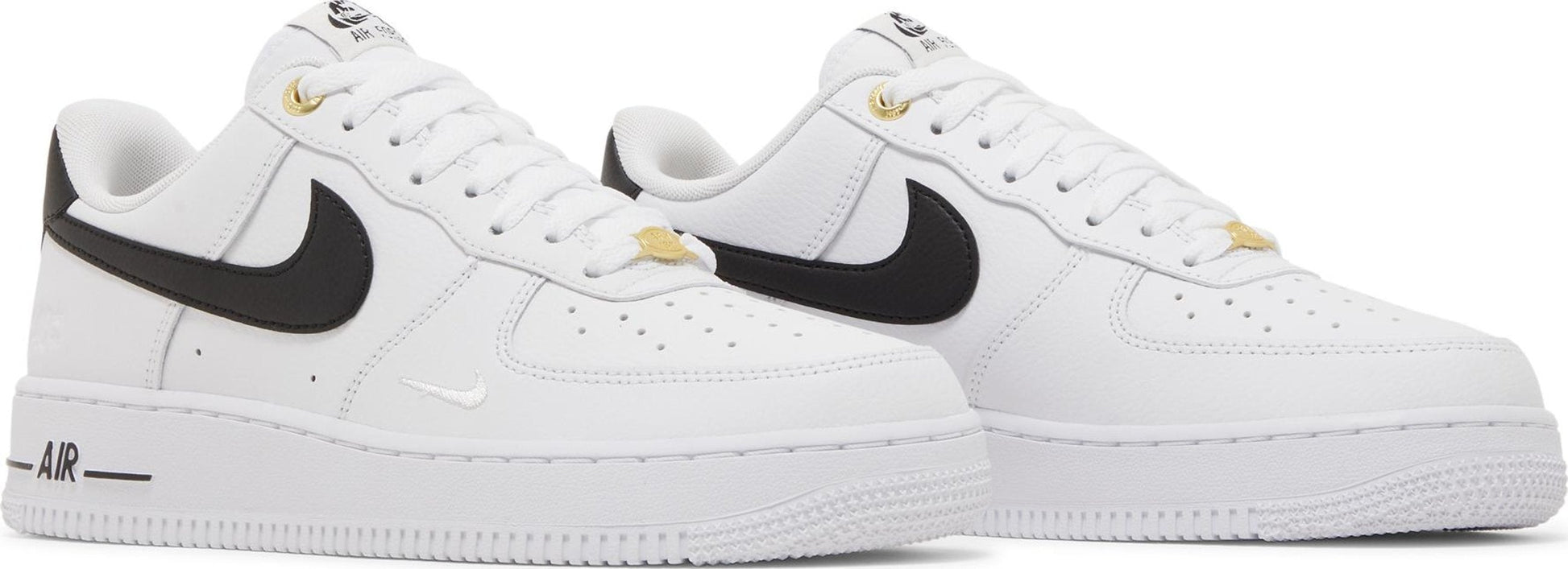 White/Black/White/Metallic Gold-