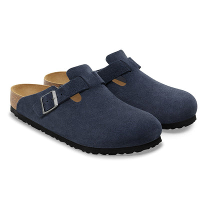 [1030816] Unisex Birkenstock Boston Suede Leather (regular Width)