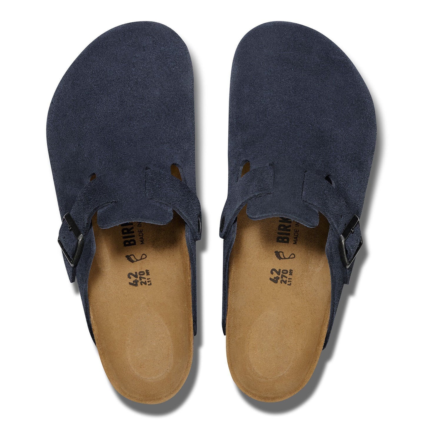 [1030816] Unisex Birkenstock Boston Suede Leather (regular Width)