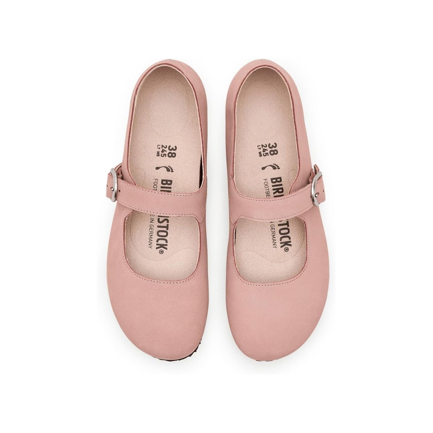 [1031550] Unisex Birkenstock Santa Clarita Nubuck Leather (narrow Width)