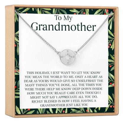 Christmas Gift for Grandmother Necklace, Multiple Styles