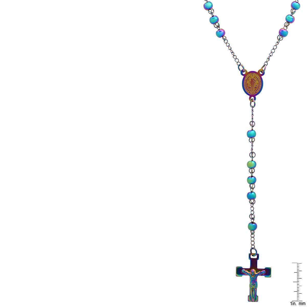 Multi Ip Stainless Steel Rosary