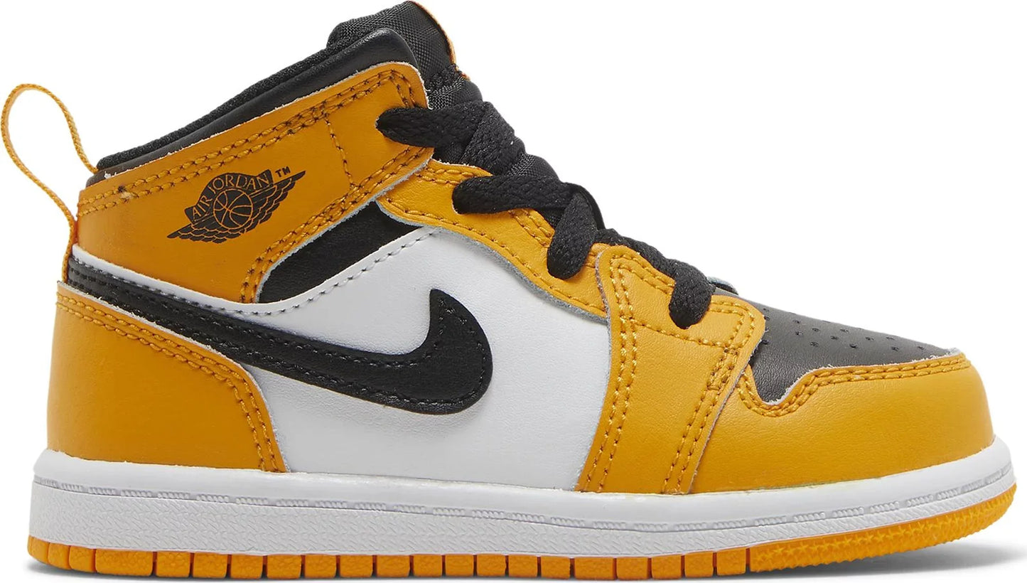 Toddlers Air Jordan Retro 1 Mid 'Taxi' (Td)