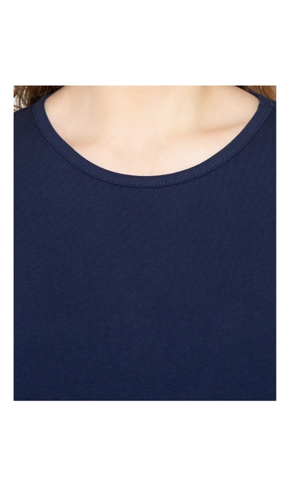Women's Classic Comfort Fit 3/4 Sleeve length Crew Neck Jersey knit T-Shirt
