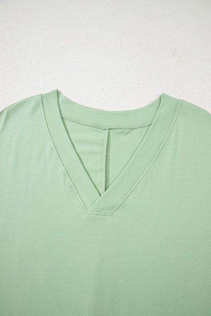 Threaded Pear Vivienne Half Sleeve Knit Romper