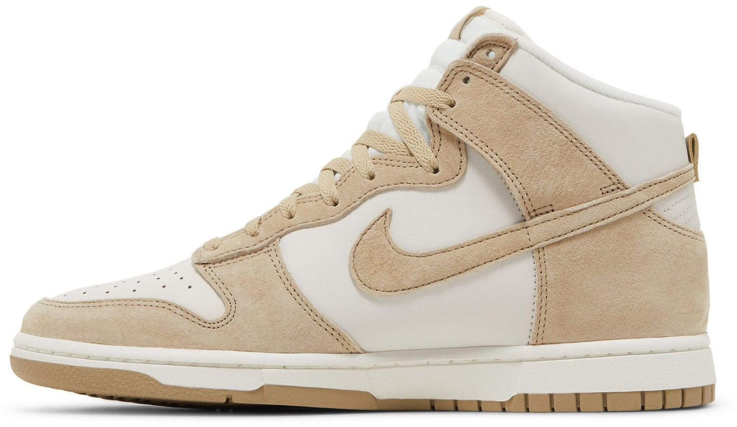 Nike Men's Dunk High Tan Suede/White