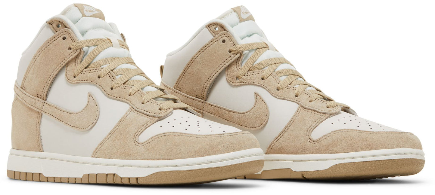 Nike Men's Dunk High Tan Suede/White
